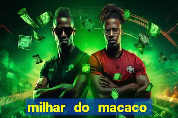 milhar do macaco que mais saem no jogo do bicho